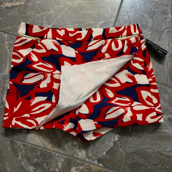 I.N.C. skort~red, white & blue. Women's size 12. Regular fit. - Picture 2 of 4
